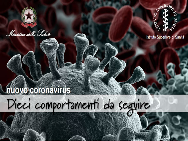 AZIONI E RACCOMANDAZIONI RELATIVE ALL'EMERGENZA EPIDEMIOLOGICA DA COVID 2019 (CORONAVIRUS)