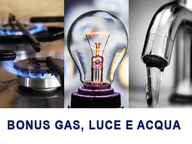 Il bonus sociale si compone dei bonus acqua, luce e gas e prevede uno sconto sulle bollette delle rispettive utenze. Questi tre bonus, dal 1' gennaio 2021, saranno erogati in maniera automatica. Il bonus sociale si compone dei bonus acqua, luce e gas e prevede uno sconto sulle bollette delle rispettive utenze. Questi tre bonus, dal 1' gennaio 2021, saranno erogati in maniera automatica.