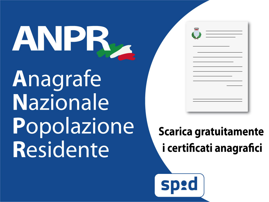 Accedendo all'Anagrafe nazionale, per la prima volta i cittadini italiani potranno scaricare i certificati anagrafici online in maniera autonoma Accedendo all'Anagrafe nazionale, per la prima volta i cittadini italiani potranno scaricare i certificati anagrafici online in maniera autonoma